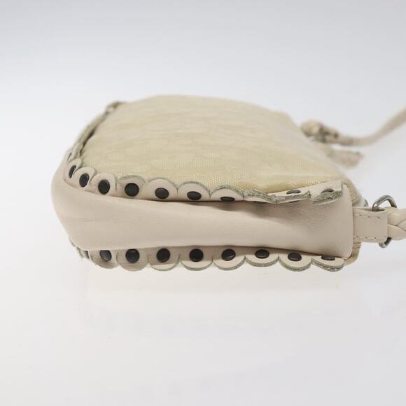 DIOR Trotter Canvas Shoulder Bag White - Picture 4 of 12